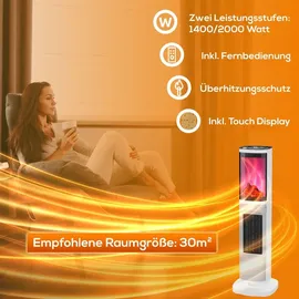 Tronitechnik Turmheizer 2000 W Weiß