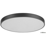 Rabalux Deckenleuchte, Deckenleuchte Tesia ind. Decken-LED 60W Silber/Schwarz schwarz