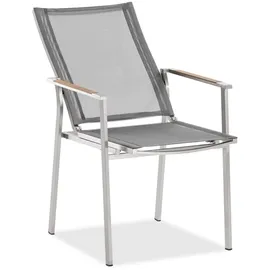 Niehoff Scalea Stapelstuhl 57 x 64 x 100 cm silbergrau