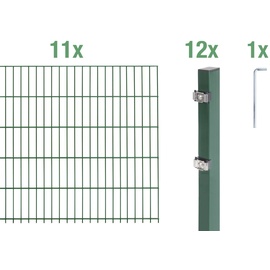 GAH ALBERTS Doppelstabmatten-Grundset 2,0 x 22 m grün