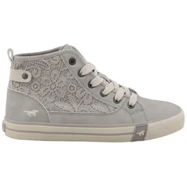 Mustang Winona Damen High Top Sneaker Hellgrau 37