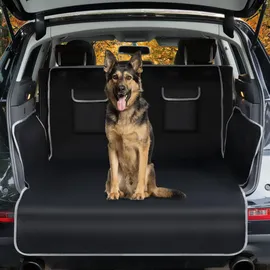 Toozey Kofferraumschutz Hund mit Seitenschutz – Wasserdicht & Reißfest – Hundedecke mit - XXL-Taschen, Universell für Alle Autos