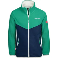 Kinder Fleecejacke Oppdal XT Pfeffergrün/Marineblau Gr. 152 - 12 Jahre