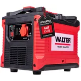 Walter Inverter Stromerzeuger 1000W, Benzin Notstromaggregat, ideal für Camping Reise Garage Wohnwagen Baustelle, WWS-IGS1000