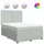 vidaXL Boxspringbett 140 x 200 cm Hellgrau