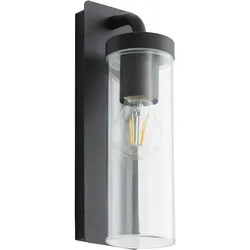 Brilliant Aosta Wandleuchte Außen – Hängelampe Schwarz Matt, IP44, E27 Fassung, Für LED & Normallampen, Dimmbar, Wetterfest, Leuchtmittel Nicht Enthalten, 1 Stück Wandlampe Für Garten & Eingang