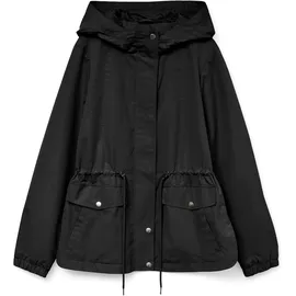 Vero Moda Parka VMPAISLEY PARKA JACKET NOOS mit Taillen-Kordelzug schwarz L (40)