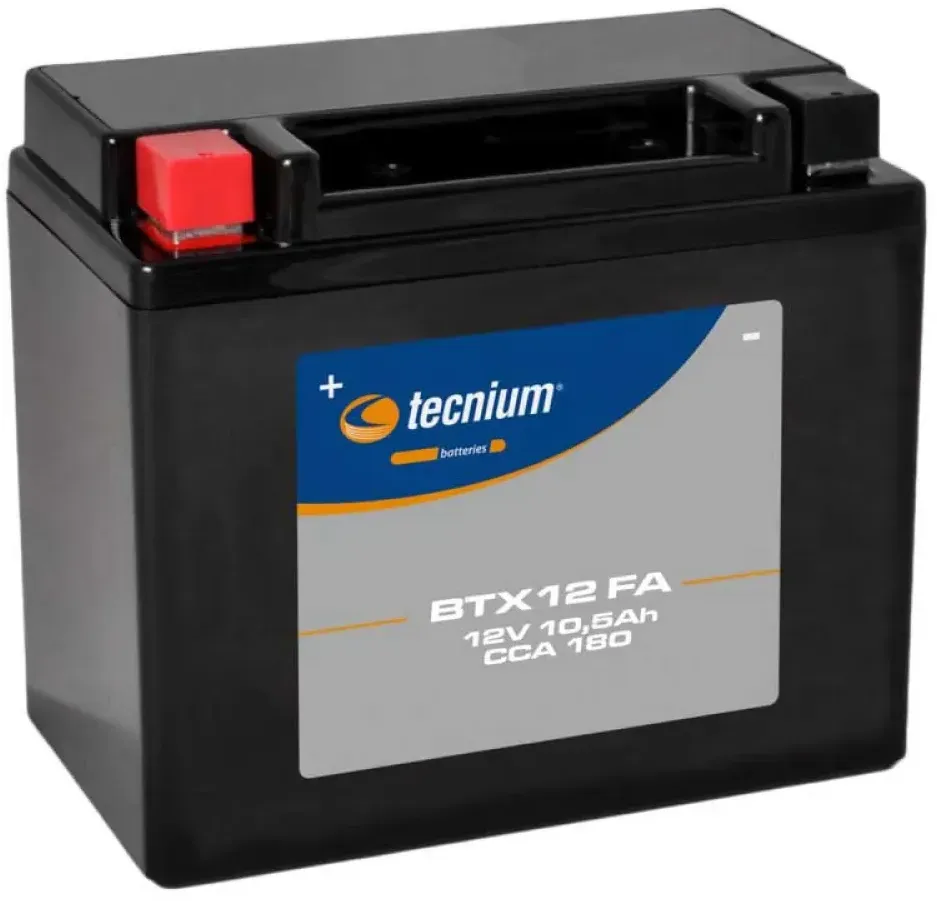 Tecnium Btx12 12v 10.5ah Agm-batterie - Black - One Size