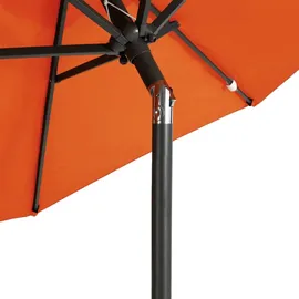vidaXL Sonnenschirm 225 x 225 cm Grau