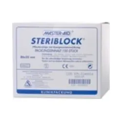 STERIBLOCK DIA 25x86 mm Kompressionspfl.ster.weiß 100 St Pflaster