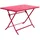 Hesperide Gartentisch klappbar 110 x 70 x 71 cm Granatapfelrot