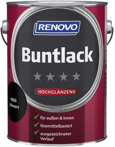 RENOVO Buntlack hochglänzend, schwarz