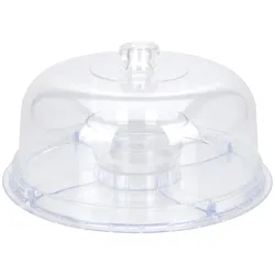 WellHome - Kuchenbox Transparentes PS-Material Ø30,5 cm