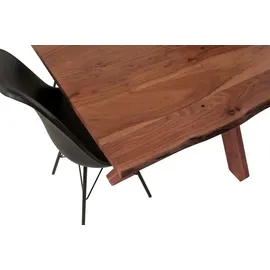 ab:stil.art.moebel Prag 160 x 85 cm braun