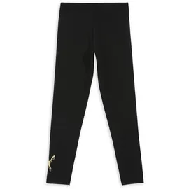 Puma ESS Metallic Leggings G schmal Schwarz 152