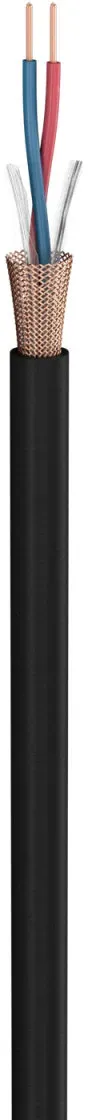 Mikrofonkabel Club Series MKII; 2 x 0,34 mm2; PVC Ø 6,50 mm; schwarz