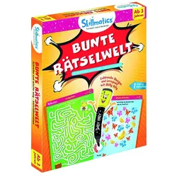 Skillmatics Write and Wipe Kit Bunte Rätselwelt