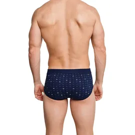 SCHIESSER Essentials Feinripp Karo-Print Slip Marine 3XL 2er Pack