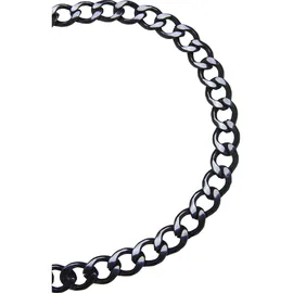 URBAN CLASSICS Big Chain Necklace Schwarz / Edelstahl