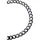 URBAN CLASSICS Big Chain Necklace Schwarz / Edelstahl