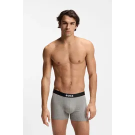 Boss Boxershorts grau/schwarz/weiß M 3er Pack