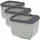 Gusta Garden Herbs Buddy 14,8 x 14,3 x 15,3 cm Hellgrau Komplettset