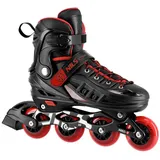 Nils Extreme Verstellbare Freizeit-Rollschuhe Nils Extreme Cypher Na18811A SCHWARZ|ROT (39-43)