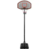 vidaXL Basketballständer Weiß 282-352 cm Polyethylen