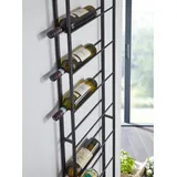 FineBuy Weinregal Weinregal FB41452 Metall Schwarz