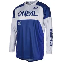 O'Neal Oneal Matrix Ridewear Motocross Jersey grau-blau, Größe M