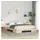 vidaXL Bodenbettgestell 160 x 200 cm Braun