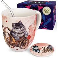 YC YANG CHAI Katzentasse 900ml - Jumbotasse aus Knochen