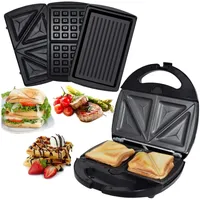 3 in 1 Sandwichmaker Waffeleisen Grill mit wechselbaren Platten Syntrox Germany