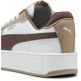 Puma Carina Street Plateau Damen Weiß/Braun/Bronze 42