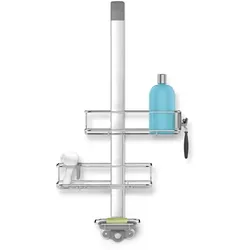 simplehuman BT1101, Aluminium, Edelstahl, Edelstahl, Hängend, Duschregal, 3 Stüc