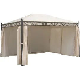 DEGAMO Dachplane für Pavillon Rivoli 3x4 Meter, Farbe ecru