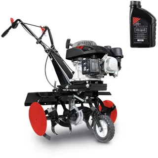 SCHEPPACH Mtp 560 3,7 PS Benzin Gartenhacke Motorhacke Bodenfräse Kultivator +Öl | Scheppach