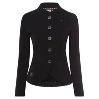 Ragwear Sweatjacke AVALINA O«, maritimer Sweat-Blazer mit Kontrast-Details XS (34), BLACK, , 99752652-XS