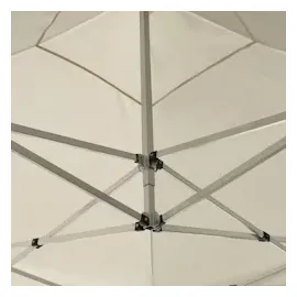vidaXL Profi-Partyzelt Faltbar mit Wänden Aluminium 3x3 m Creme