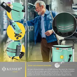 Kesser Einkaufstrolley grün