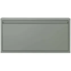 Schuh Klappschrank aus Stahl Wandmontage