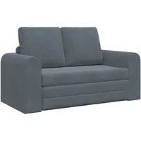 vidaXL Sofabett 2-in-1 Dunkelgrau 148x71x83 cm Velvet