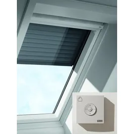 VELUX Solar-Rollladen SSL SK08 0000S Aluminium Dunkelgrau