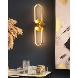 Wandleuchte LED gold KRANG