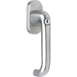 DENI Fenstergriff  Edelstahl matt ( 3000700003 )