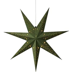 Konstsmide Weihnachtsbeleuchtung  Grüner Papierstern 78x78x19cm