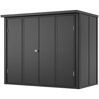 primeyard Geräteschrank 1,56 x 0,84 m Anthrazit