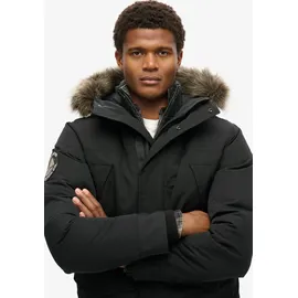 Superdry Everest Faux Fur Jacke Jet Black M
