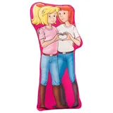 UNITED LABELS Bibi & Tina Kissen 50 x 20 cm Mehrfarbig