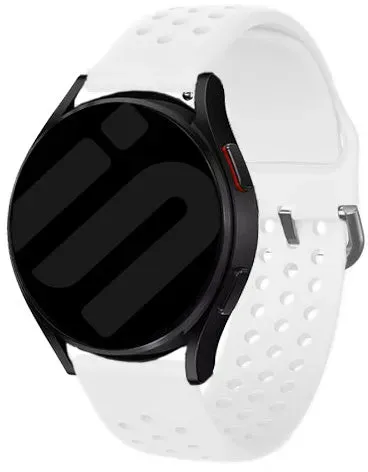 Strap-it Coros Pace 3 Armband Silikon für Coros Pace 3 - Weiß - Schnallenverschluss